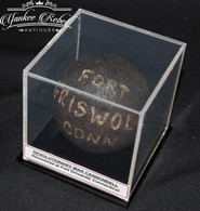 Revolutionary War Cannonball, recovered at Ft. Griswold, CT, “Benedict Arnold Massacre” (SOLD)    