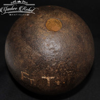 Revolutionary War 12-pounder exploding artillery shell, recovered at Ft. Ticonderoga, New York (SOLD)     