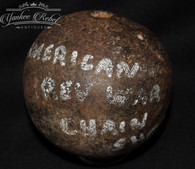 Revolutionary War Ball from a Chain Shot projectile, recovered at Fort Ticonderoga, NY 