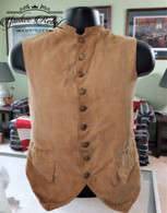 Original Civil War era vest “1855”, worn by civilians and soldiers, partial identity (SOLD)  