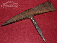 Revolutionary War Iron Spike Tomahawk, recovered at Fort Ticonderoga, NY 
