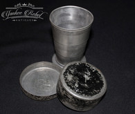 Civil War Soldier's Folding Pewter cup, as in books and the Gettysburg Museum 