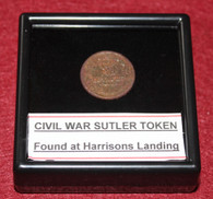 Civil War Patriotic Token, recovered at Harrison’s Landing, Virginia   