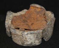 Sabot from Civil War Dyer Shell, dug at Gettysburg in 1934