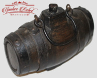 Original Revolutionary War Wood Water Keg/Rundlet Canteen       