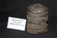 Very Rare – Original Civil War Confederate Artillery Limber Pole Pad     