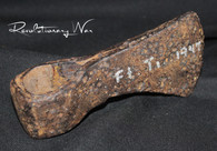 Revolutionary War Soldier’s Belt Axe recovered in 1947 at Fort Ticonderoga, NY  