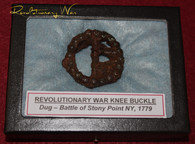 Revolutionary War Knee Buckle found at the Battle of Stony Point, NY (SOLD)