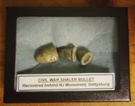 RARE – Civil War Shaler bullet recovered at Gettysburg by Dean Thomas (ON HOLD)   