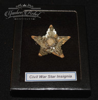 Original Civil War Embroidered Star, as in the 1864 Schyler, Hartley & Graham catalog     