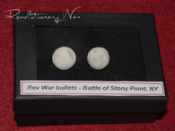 Revolutionary War Musket Balls found at the Battle of Stony Point, NY (SOLD)    