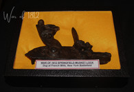 War of 1812 Springfield Model 1810/1812 musket lock, recovered many years ago at French Mills NY     