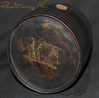 Revolutionary War Wood canteen, with connection to the 20th Continental Regiment  (SOLD)