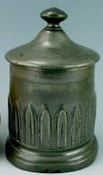 Civil War era pewter Tobacco Jar, ca. 1835 – 1860    