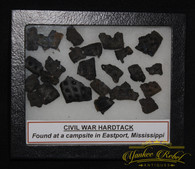 Original pieces of Civil War Hardtack from a campsite in Eastport, MS