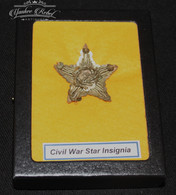 Civil War Embroidered Star, as in the 1864 Schyler, Hartley & Graham catalog.