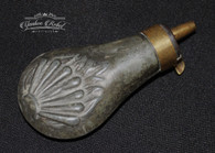 Civil War small pistol powder flask