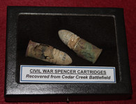 Civil War Spencer Cartridges, recovered at Cedar Creek Battlefield