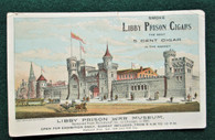Rare - Libby Prison Museum Advertising Card, 1889