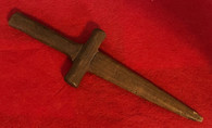 “Soldier Art” wood-carving of a sword (SOLD)