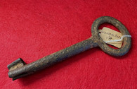 Large iron key recovered from a Revolutionary War site in Williamsburg, VA (SOLD)