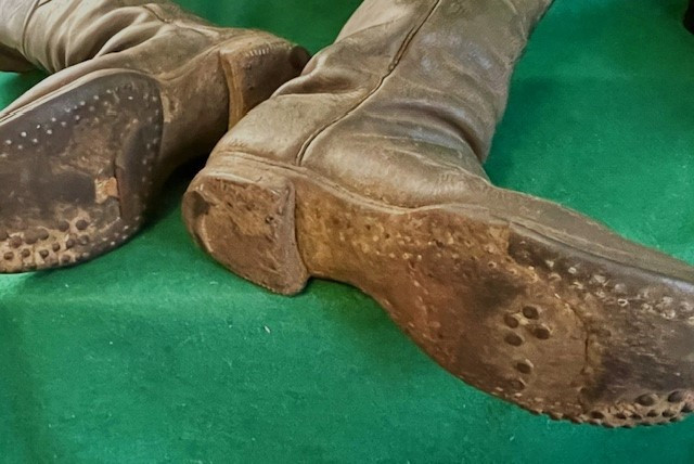 Pair of Original Leather Civil War Boots (ON HOLD,EJ)