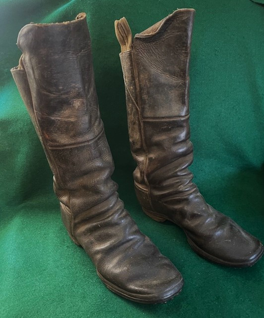 Pair of Original Leather Civil War Boots (ON HOLD,EJ)