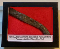 Revolutionary War Soldier’s Pocketknife, dug at Fort Plain, NY (SOLD)
