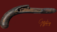 Remains of Model 1836 Pistol picked up at Gettysburg Battlefield
