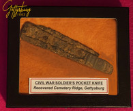 Civil War soldier’s pocket knife from Cemetery Ridge, Gettysburg – ex-Rosensteel Museum collection
