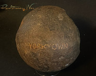 Revolutionary War Cannonball recovered from the York River of the Yorktown, VA Battlefield