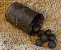 VERY RARE – Revolutionary War Canister shell with balls, from Lake Champlain