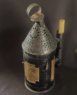 Rare late 18th – early 19th century lantern, with unique carrying handle (SOLD)