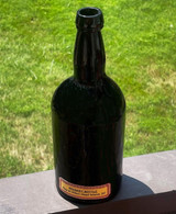 “Black Glass” Whiskey Bottle recovered from a Civil War campsite at Hilton Head Island, SC