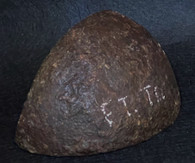 Large section of a Revolutionary War 24-pounder mortar fragment, recovered at Fort Ticonderoga