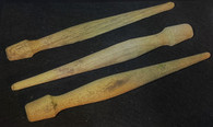 Three original Civil War wooden tent pegs