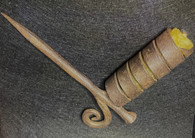 Revolutionary War soldier’s Forged-iron Candle Spike
