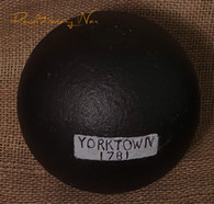 Revolutionary War18 Pounder Solid Shot Cannonball, recovered at Yorktown (SOLD)