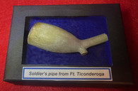 Revolutionary War soldier’s pipe, recovered at Fort Ticonderoga (SOLD)
