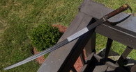 VERY RARE Revolutionary War blacksmith-made cutlass with iron hilt