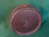 Civil War Confederate Gardner Canteen, struck by pistol bullet