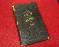 RARE – Boston Almanac “1862”, listing all New England soldiers, Commanders, vessels, etc. (ON HOLD,BS)