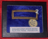 Civil War officers shoulder board recovered at Chancellorsville by Dean Thomas