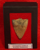 Civil War Confederate Saddle Shield recovered at the Antietam Battlefield