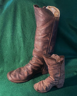 RARE – a single Civil War boys boot, made exactly as adults size