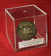 French & Indian War Grapeshot, recovered at Ft. Oswego, NY (SOLD)