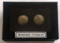 Revolutionary War musket balls recovered at Fort Plain, NY