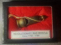 Revolutionary War Whistle, as in museum and books  (SOLD)