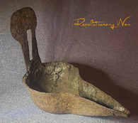 Section of 18th Century Crusie Lamp, recovered at Fort Ticonderoga, NY