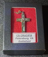 Civil War soldier’s Crucifix recovered in a Confederate camp in Petersburg, VA